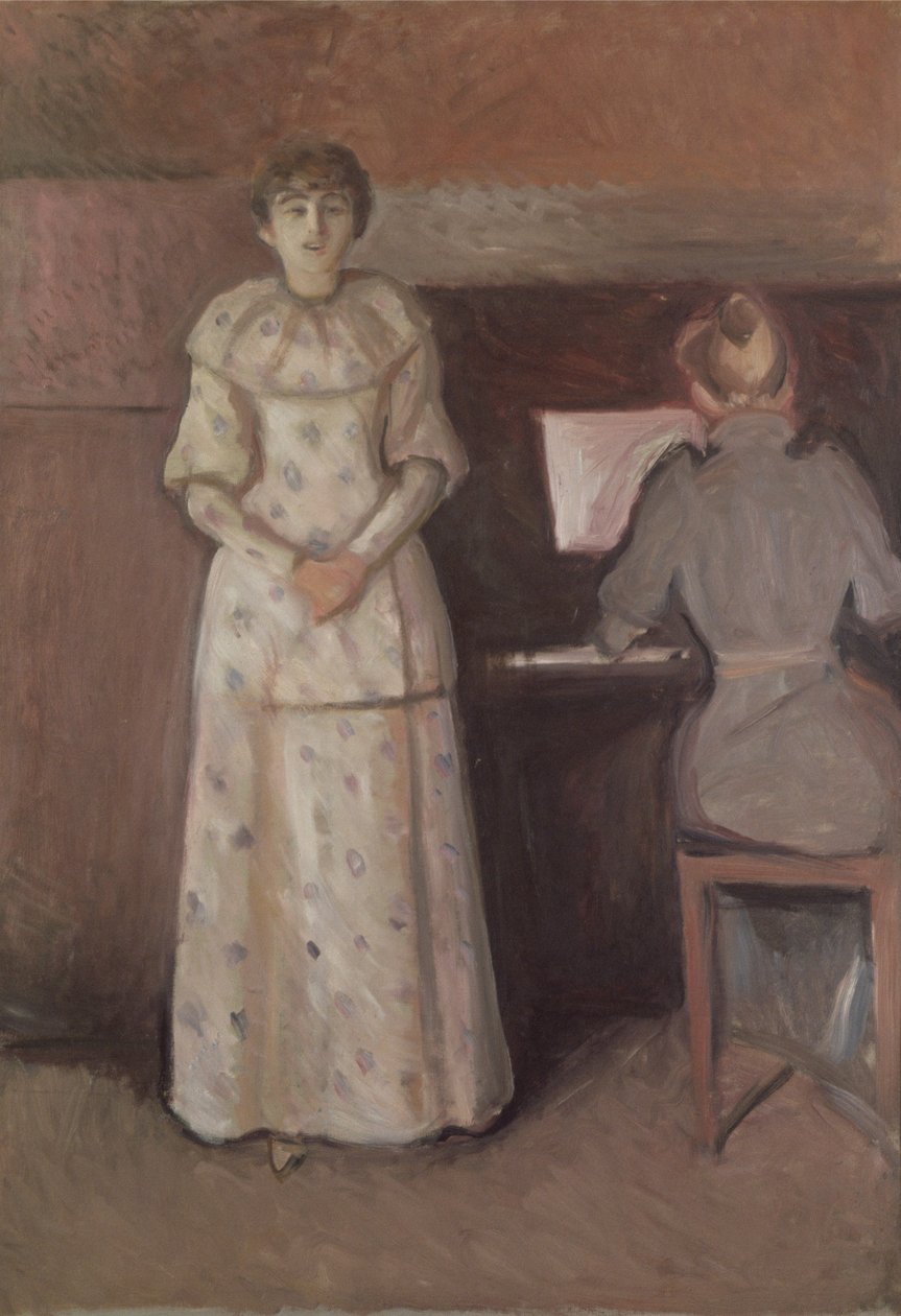 Dwie siostry, Ragnhild i Dagny Juel autorstwa Edvard Munch