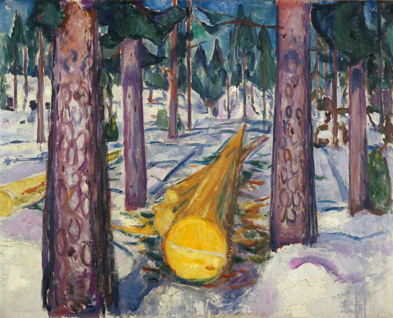 Żółty dziennik autorstwa Edvard Munch