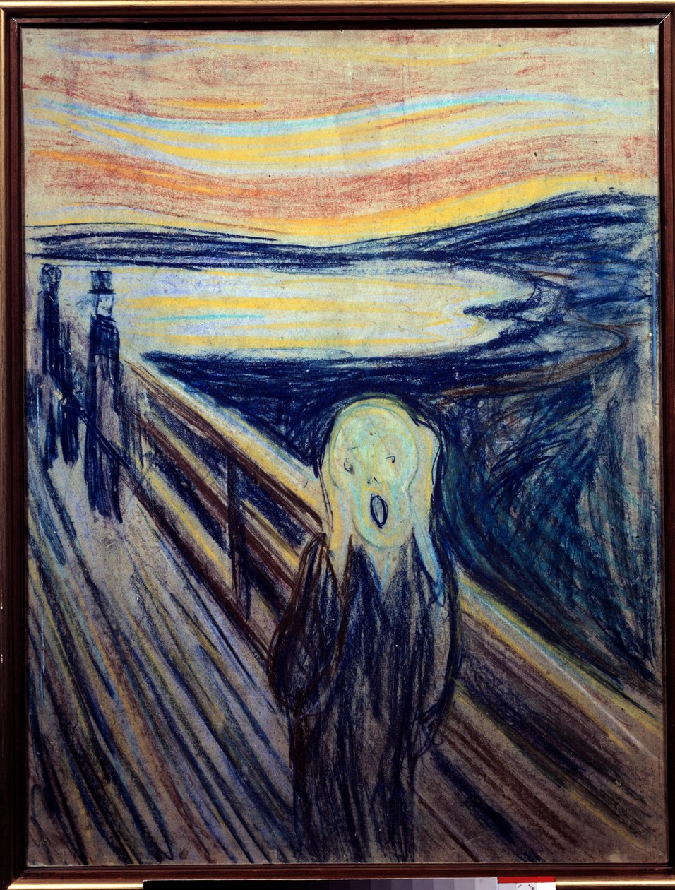 Krzyk. Obraz Edvarda Muncha autorstwa Edvard Munch
