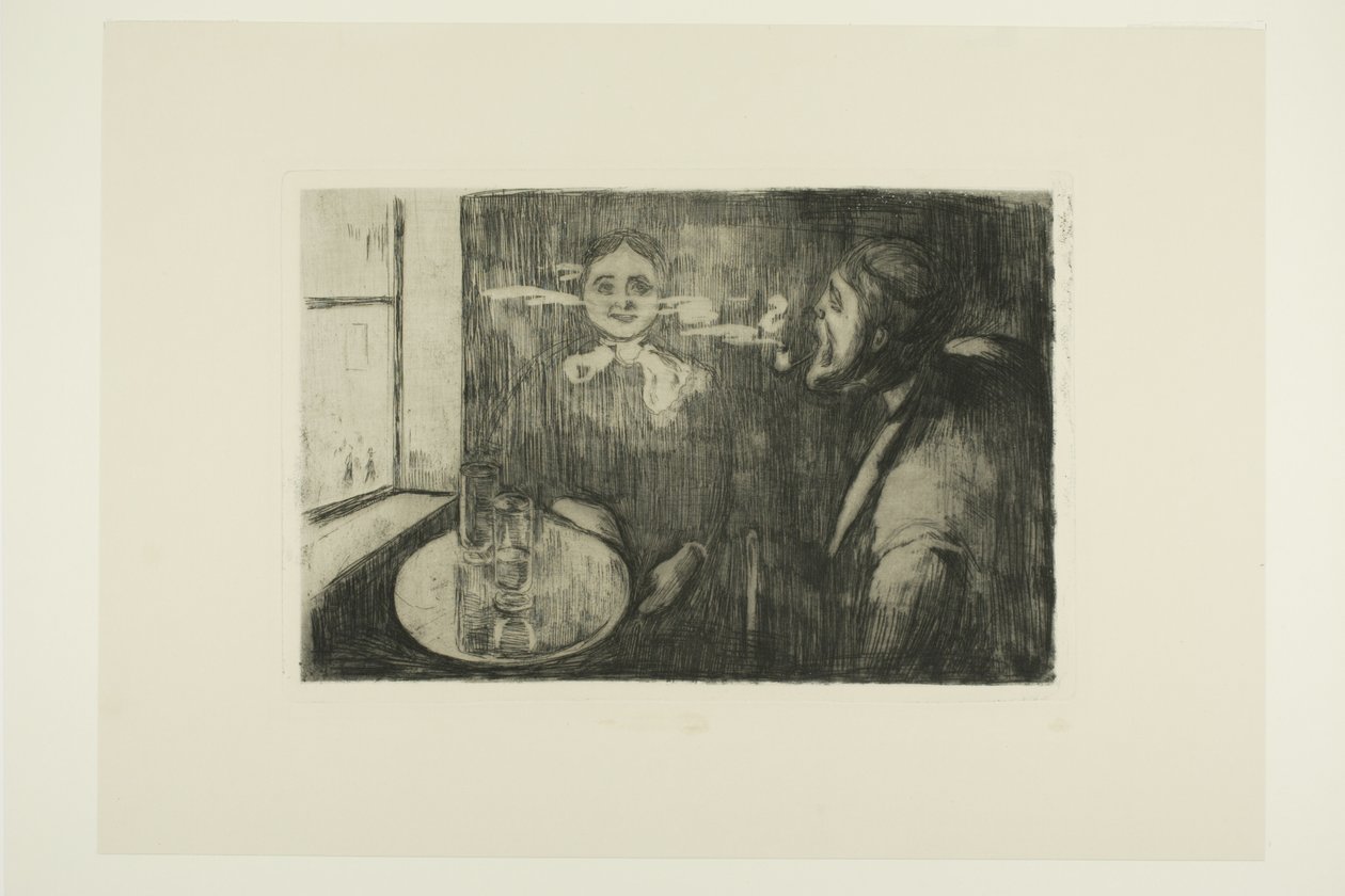 Twarzą w twarz autorstwa Edvard Munch