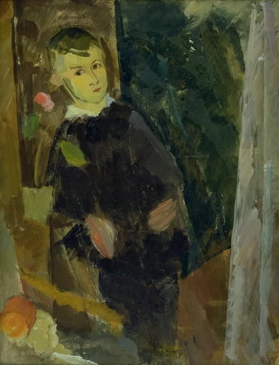 Portret chłopca autorstwa Edvard Weie