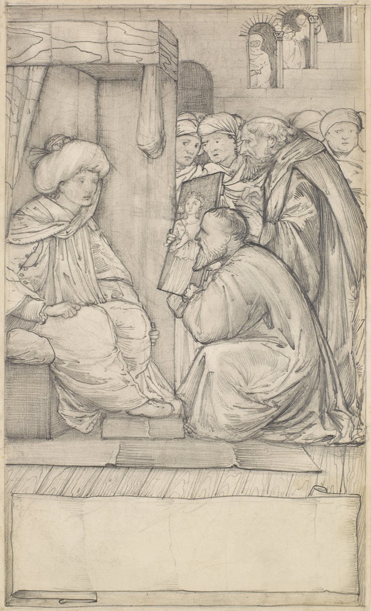Chaucers Człowiek prawa Opowieść autorstwa Edward Burne Jones