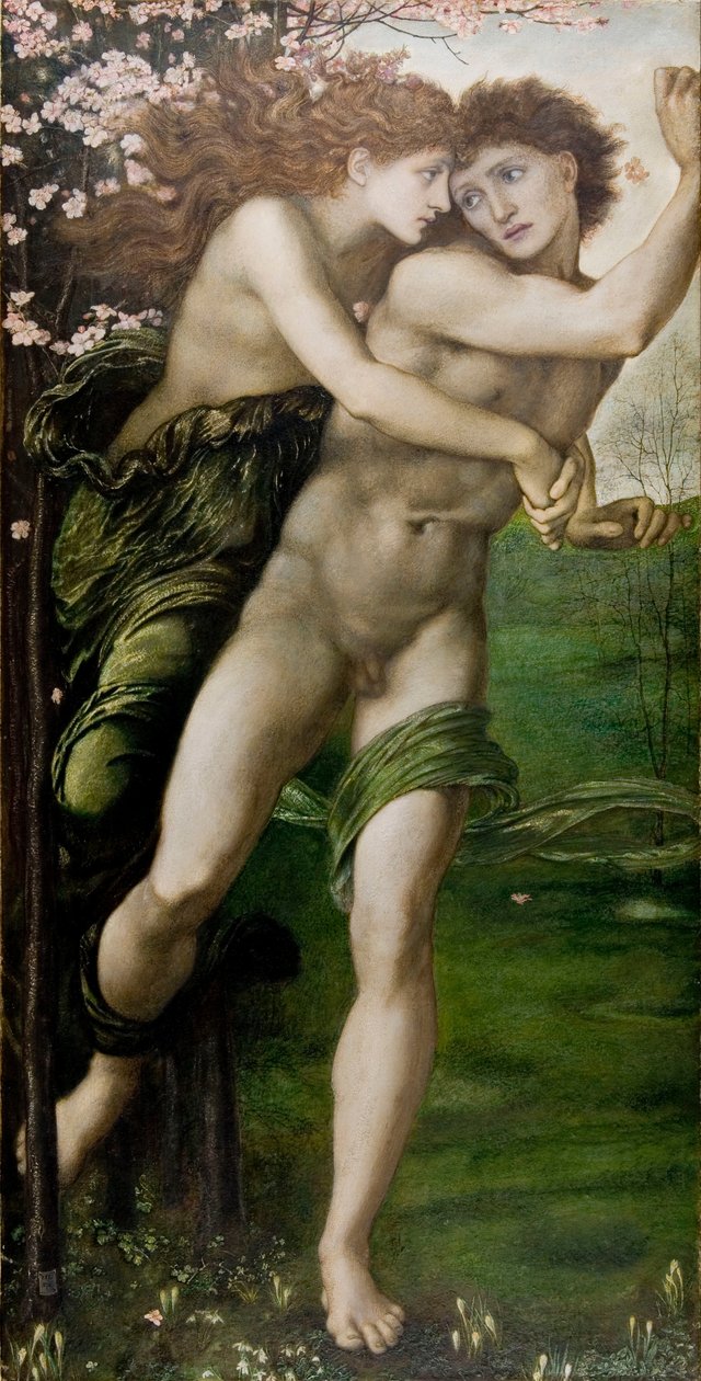 Phyllis i Demophoon autorstwa Edward Burne Jones