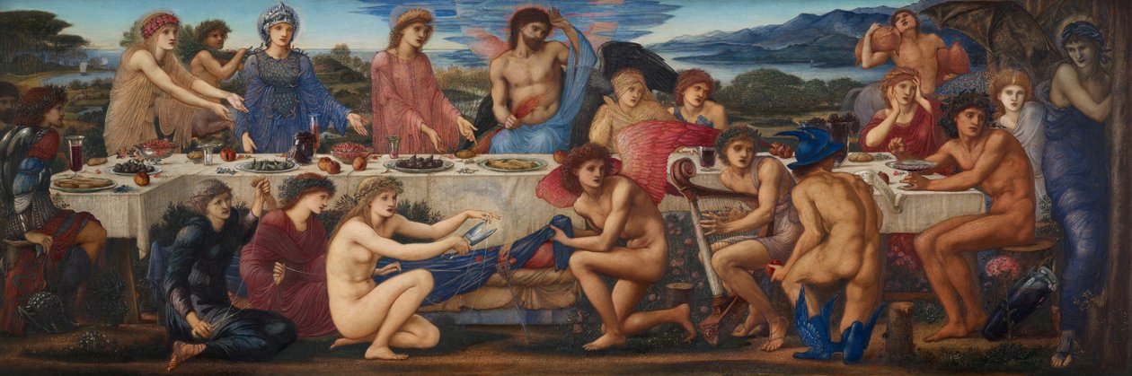 Święto Peleusa autorstwa Edward Burne Jones