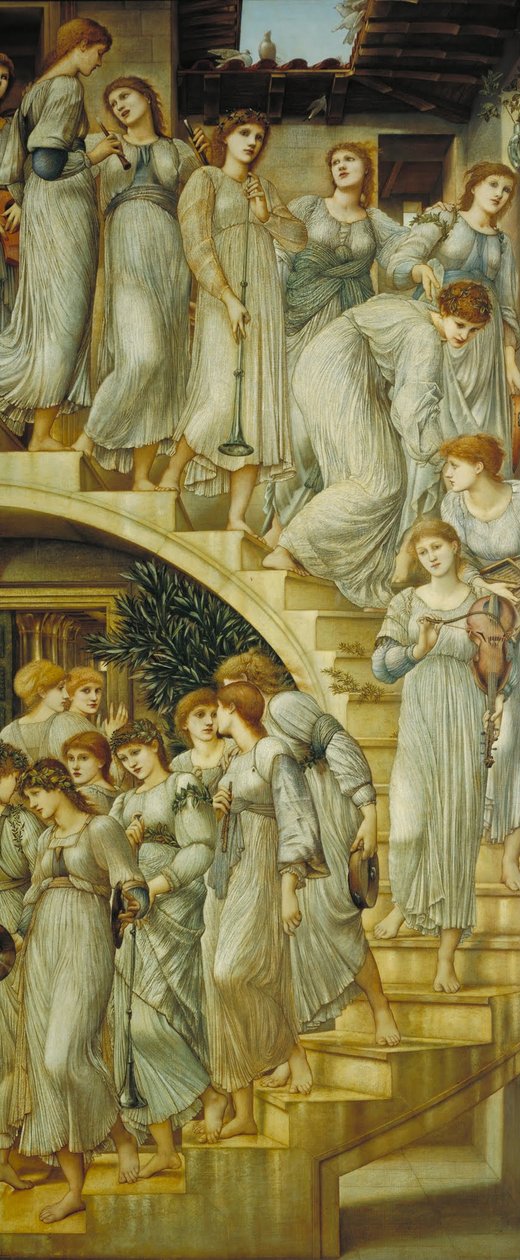 Złote Schody autorstwa Edward Burne Jones