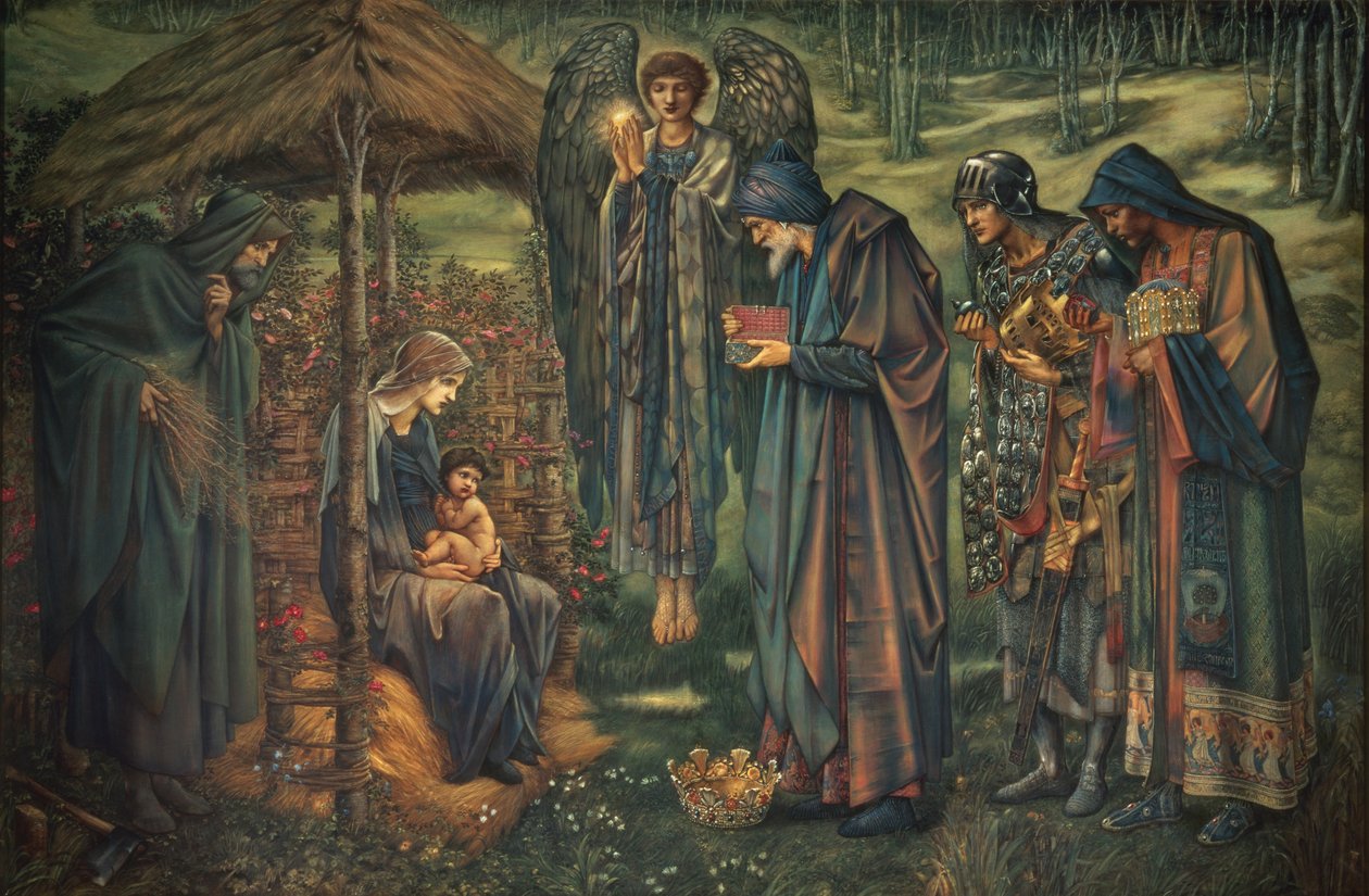 Gwiazda Betlejemska autorstwa Edward Burne Jones