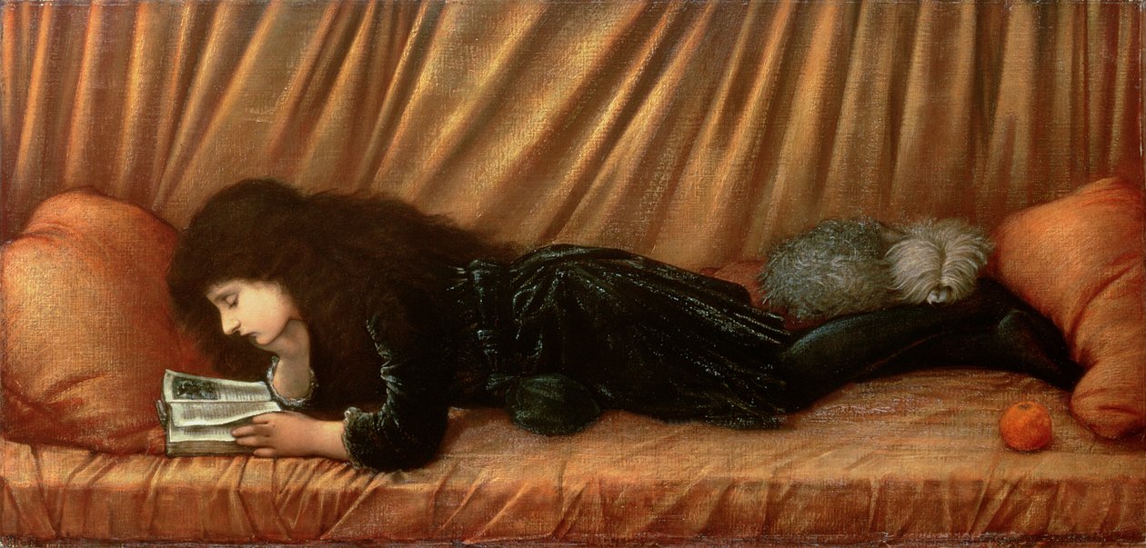 Portret Katie Lewis, 1886 autorstwa Edward Burne Jones