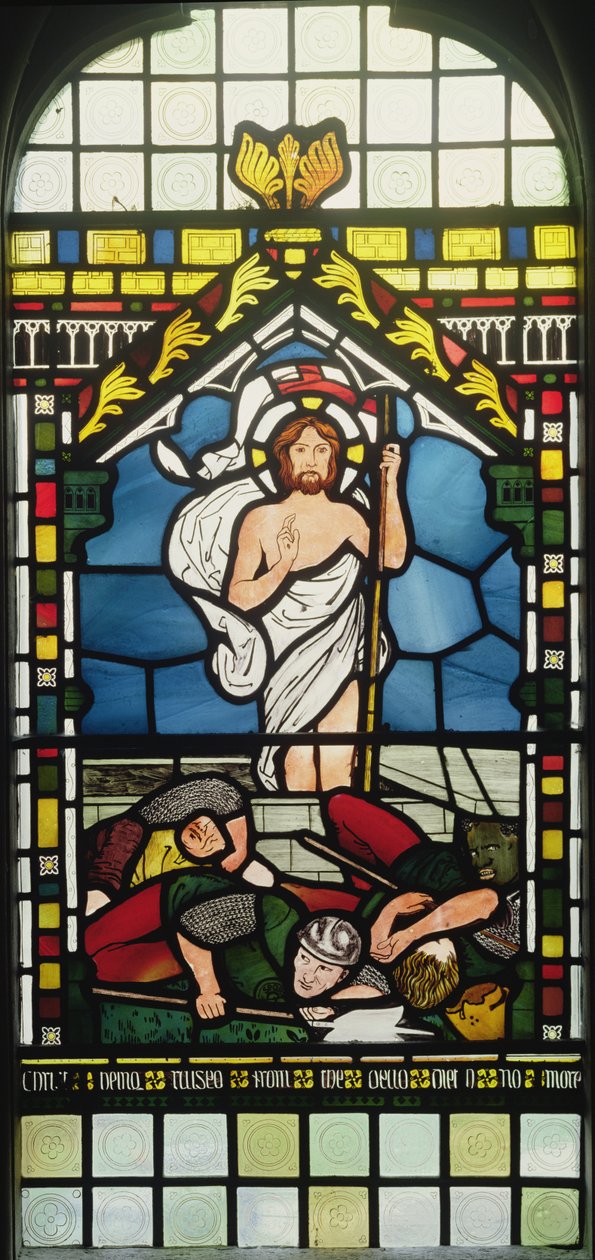 Zmartwychwstanie, 1861 (witraż) autorstwa Edward Burne Jones