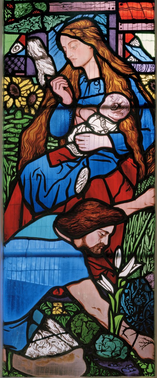 Adam i Ewa po upadku, 1857 autorstwa Edward Burne Jones