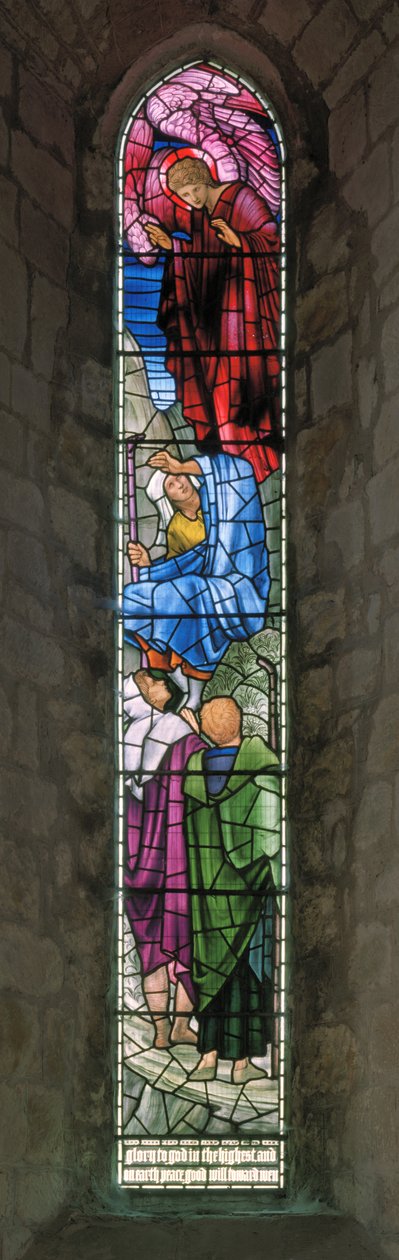 Zwiastowanie pasterzom, 1890 autorstwa Edward Burne Jones