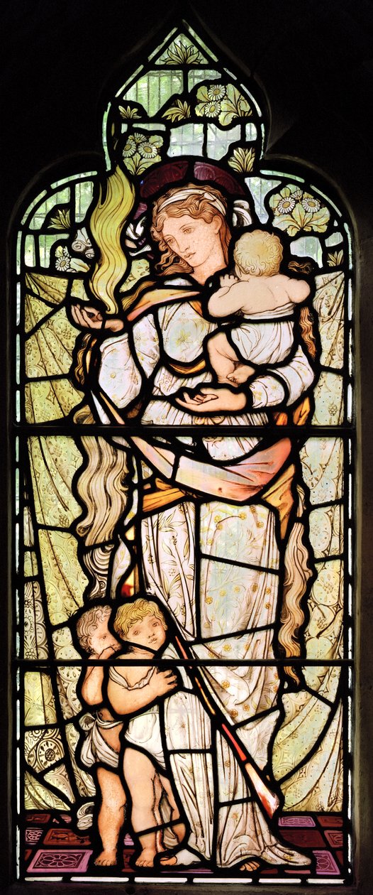 Dobroczynność, 1883 autorstwa Edward Burne Jones