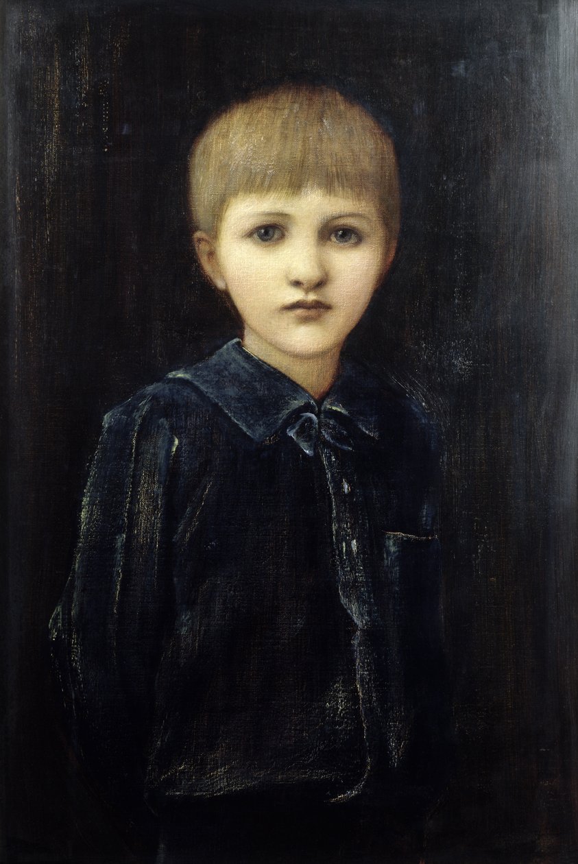 Portret Denisa Mackaila, wnuka artysty autorstwa Edward Burne Jones