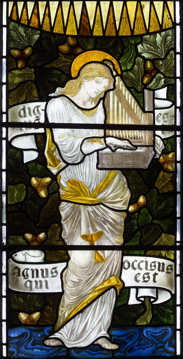 Święta Cecylia, 1879 r. autorstwa Edward Burne Jones