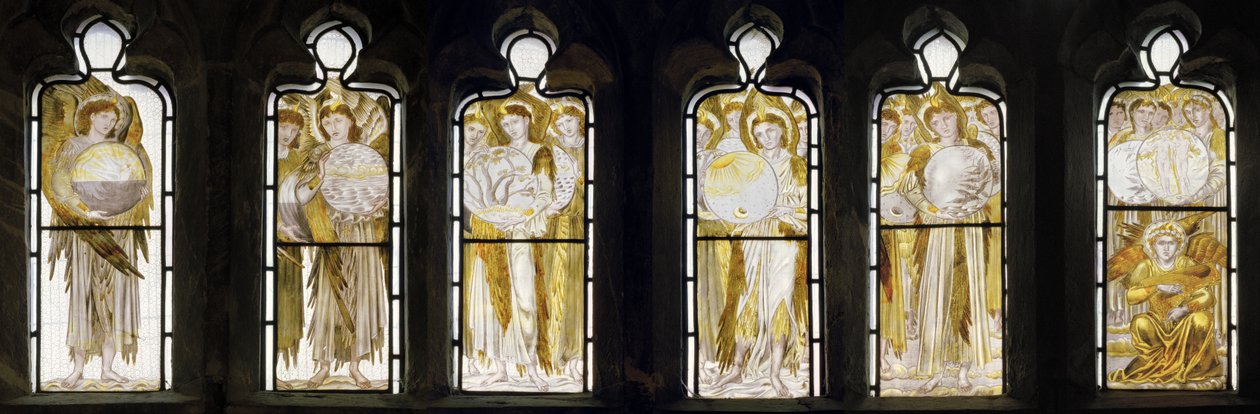 Dni Stworzenia, Zachodnie Okno, 1870 autorstwa Edward Burne Jones