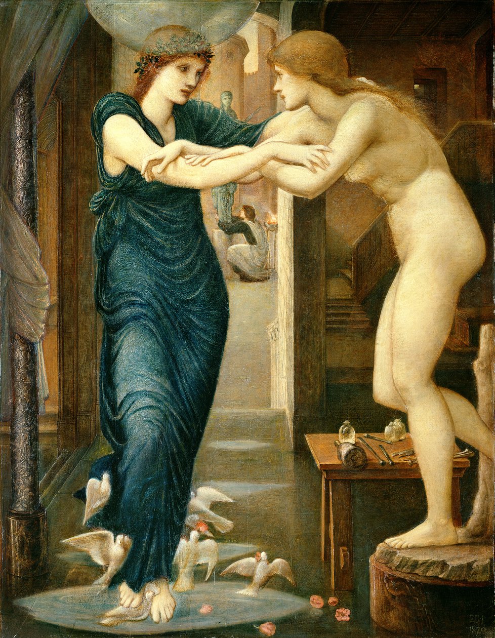 Ogień Boga, z serii „Pigmalion i obraz”, 1868-70 autorstwa Edward Burne Jones