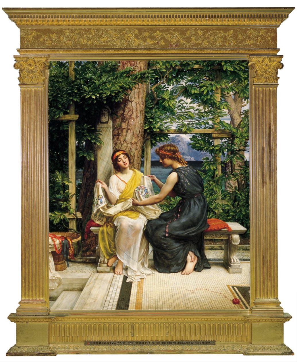 Helena i Hermia autorstwa Edward John Poynter