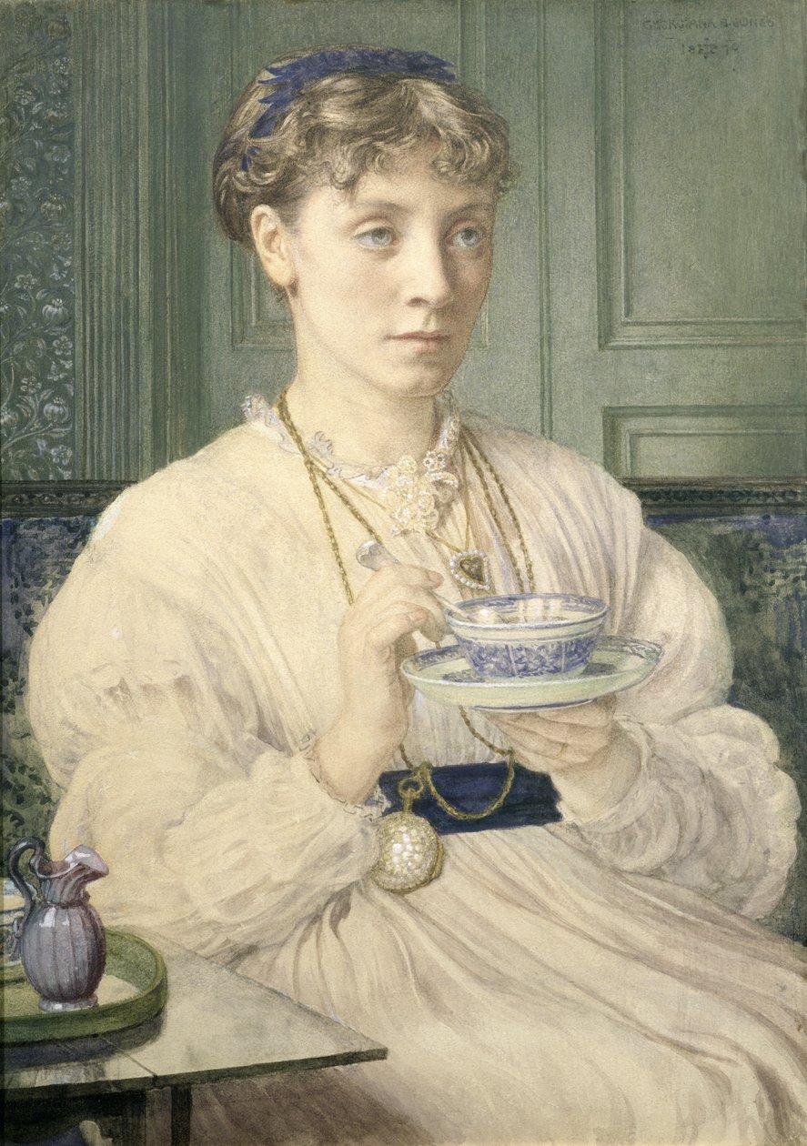 Portret Georgiany Burne-Jones (1840-1920), 1870 autorstwa Edward John Poynter