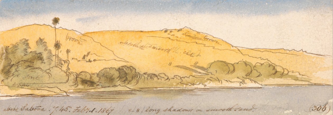 Powyżej Sabooa autorstwa Edward Lear