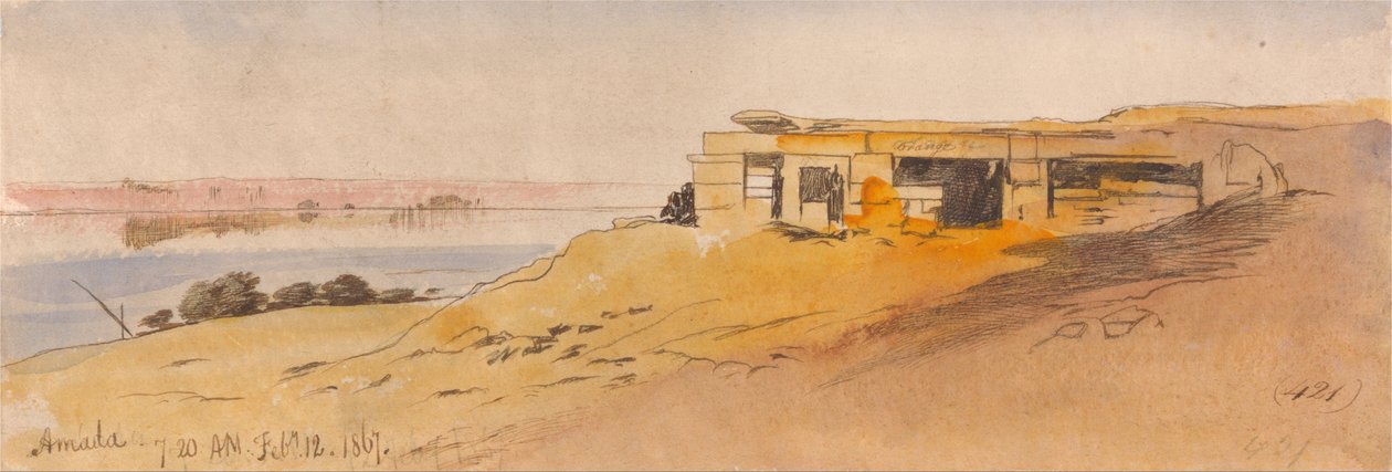 Amada, 7-20 rano, 12 lutego 1867 (421) autorstwa Edward Lear