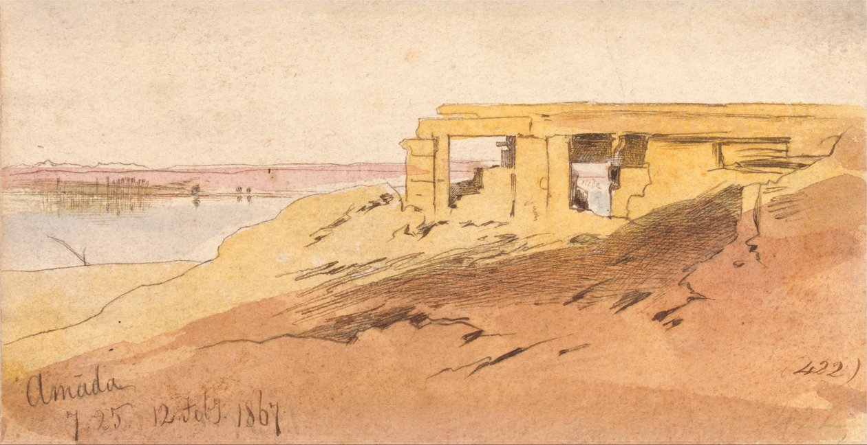 Amada, 7-25 rano, 12 lutego 1867 (422) autorstwa Edward Lear
