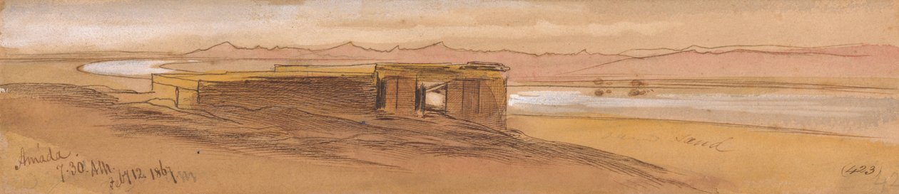Amada, 7-30 rano, 12 lutego 1867 (423) autorstwa Edward Lear