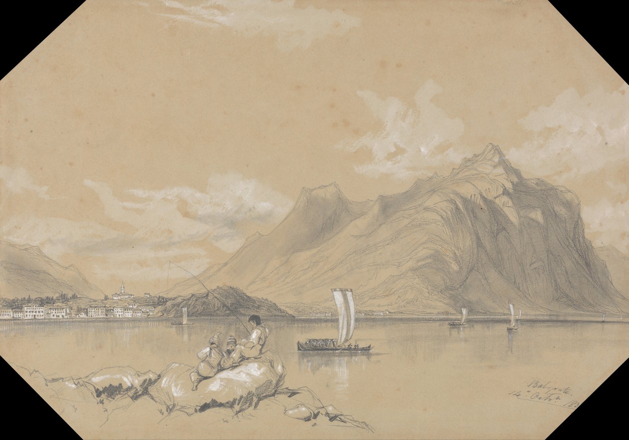Balgrate. 14. października. 1837 autorstwa Edward Lear