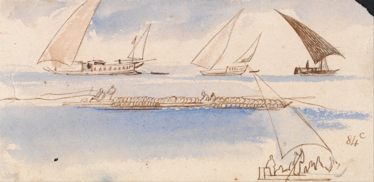 Łodzie autorstwa Edward Lear