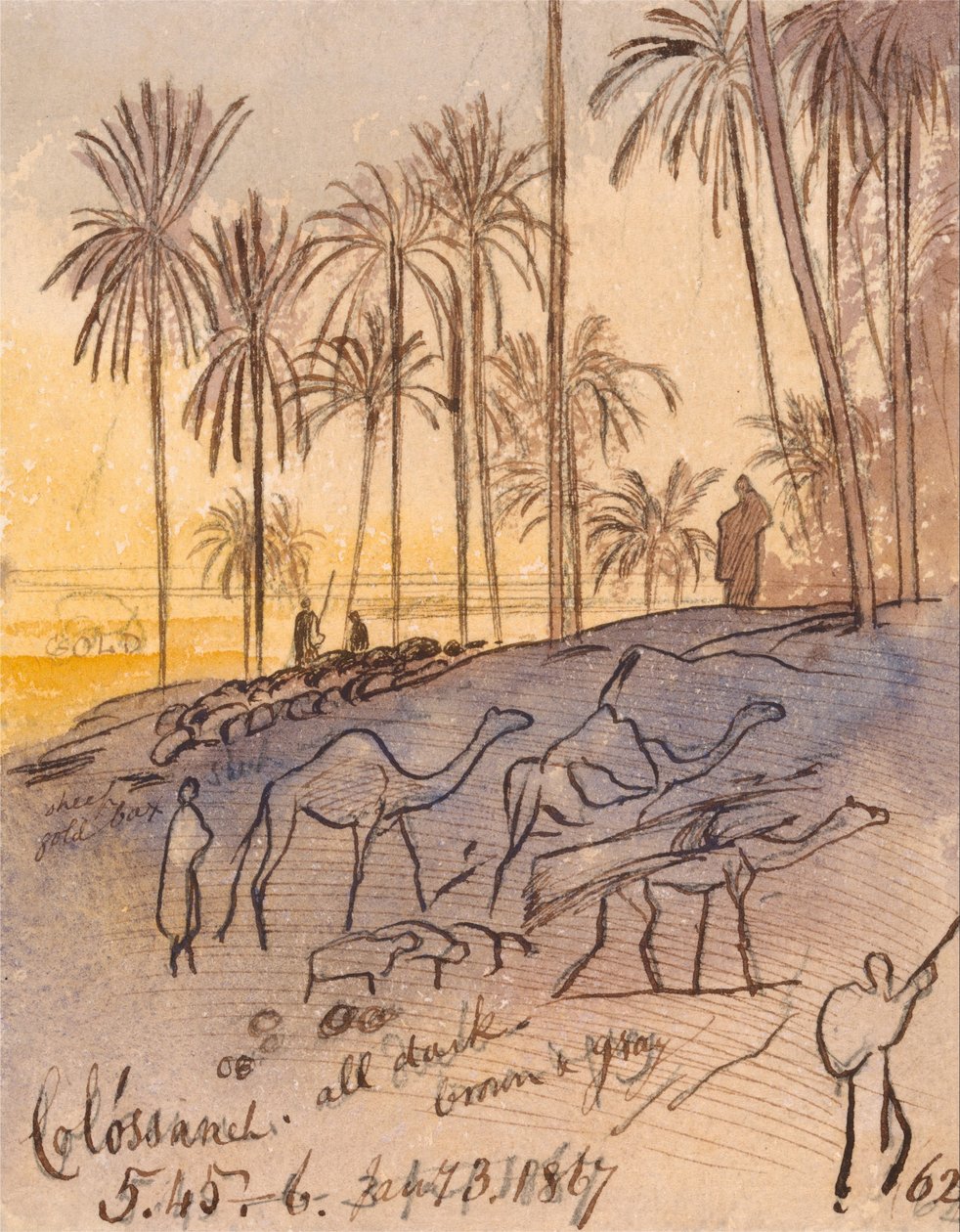 Kolosan, 5-45 autorstwa Edward Lear
