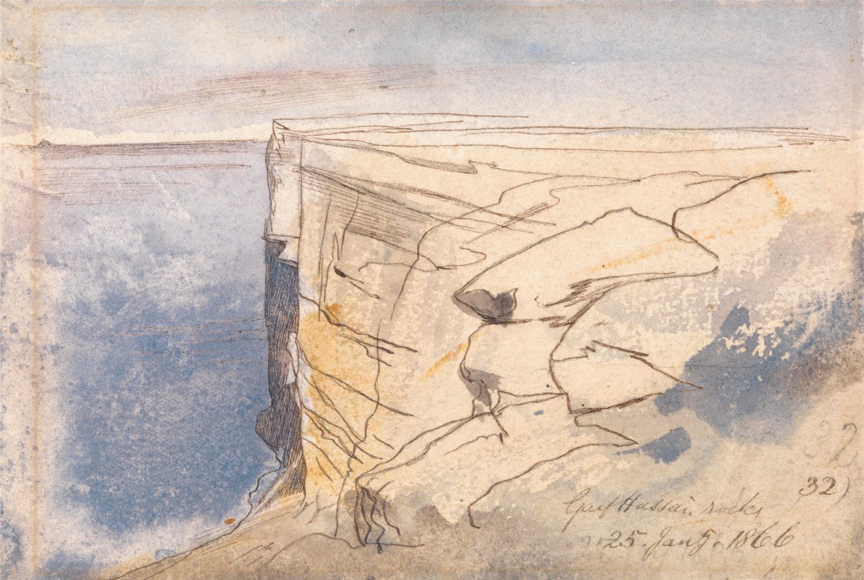 Voluptuous Rooms, Malta autorstwa Edward Lear