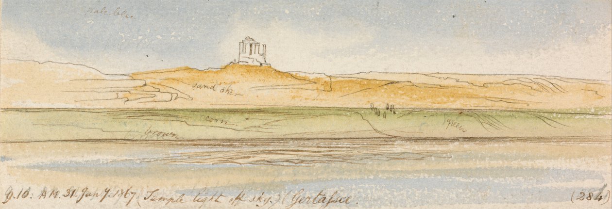 Gertassee, godz. 9.00-10.00, 31 stycznia 1867 r. (284) autorstwa Edward Lear