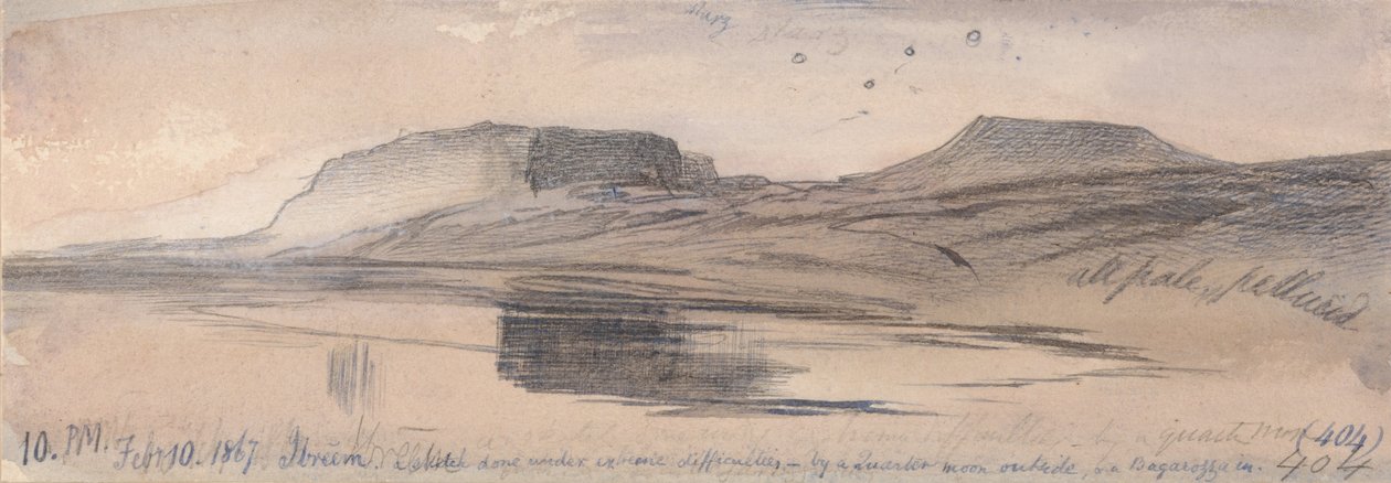 Ibreem, godz. 22.00-12.00, 10 lutego 1867 (404) autorstwa Edward Lear