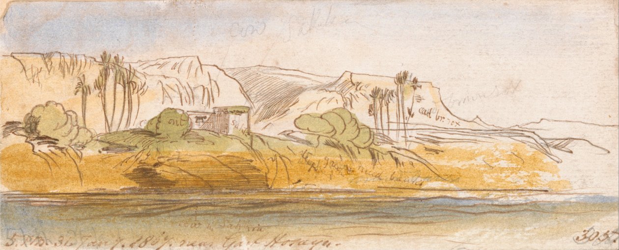 W pobliżu Garf Hosayn autorstwa Edward Lear