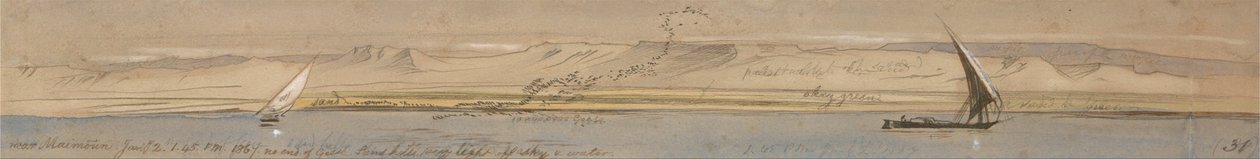 W pobliżu Maimun autorstwa Edward Lear