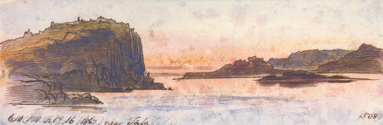 W pobliżu Tafa, godz. 18-22, 16 lutego 1867 (508) autorstwa Edward Lear