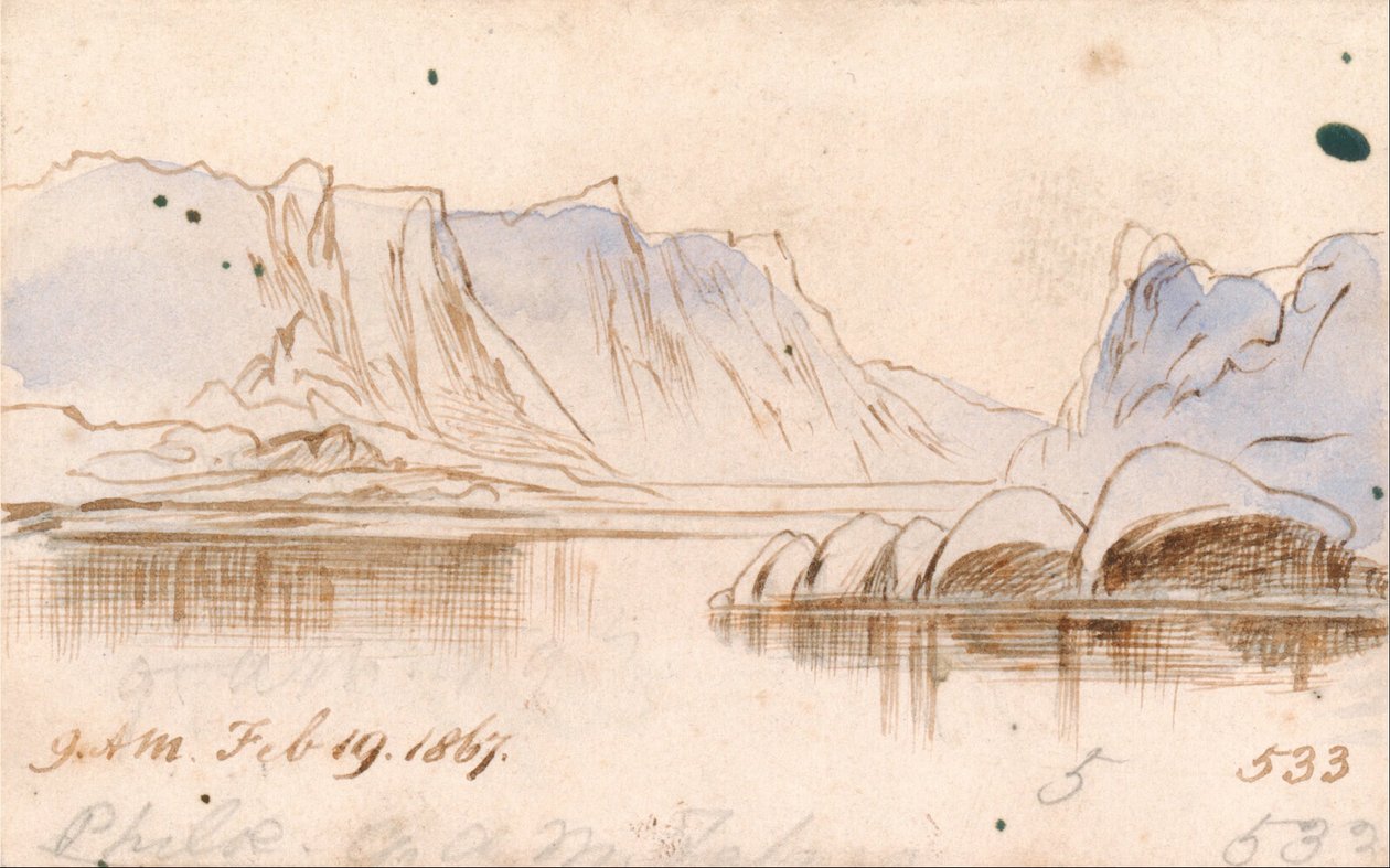 Philae autorstwa Edward Lear