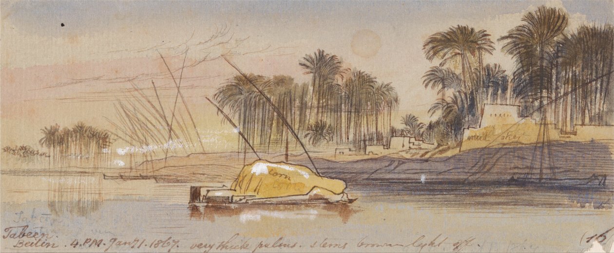 Tabeen Berlin, godz. 16.00, 1 stycznia 1867 (16) autorstwa Edward Lear