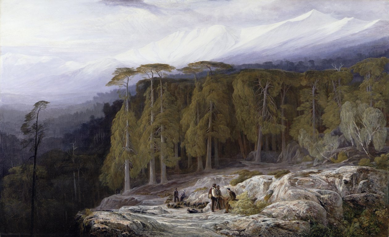 Las Valdoniello, Korsyka, 1869 autorstwa Edward Lear