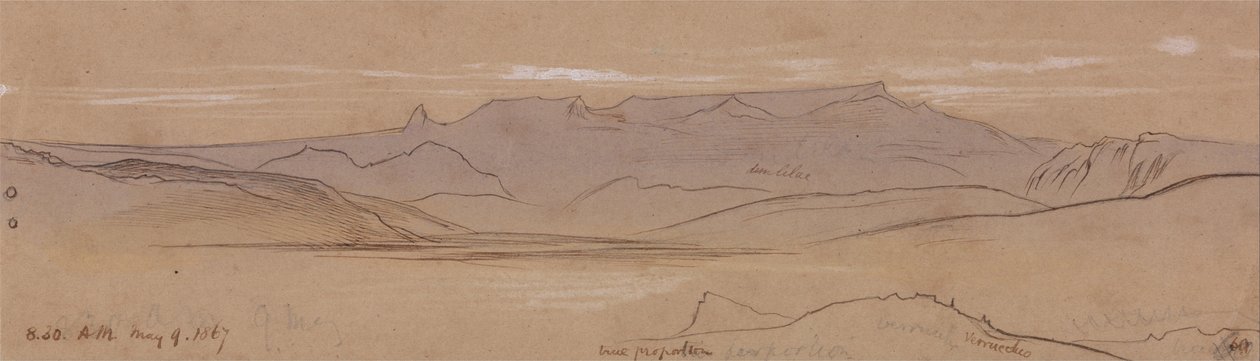 Verucchio autorstwa Edward Lear