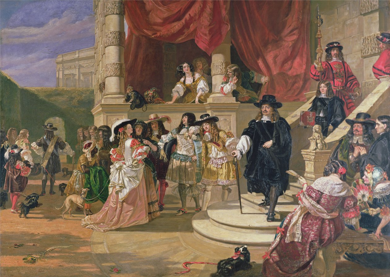 Upadek Clarendona autorstwa Edward Matthew Ward