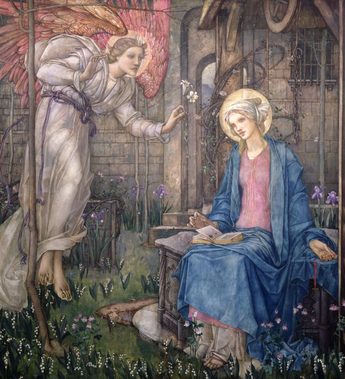 Zwiastowanie (olej) autorstwa Edward Reginald Frampton