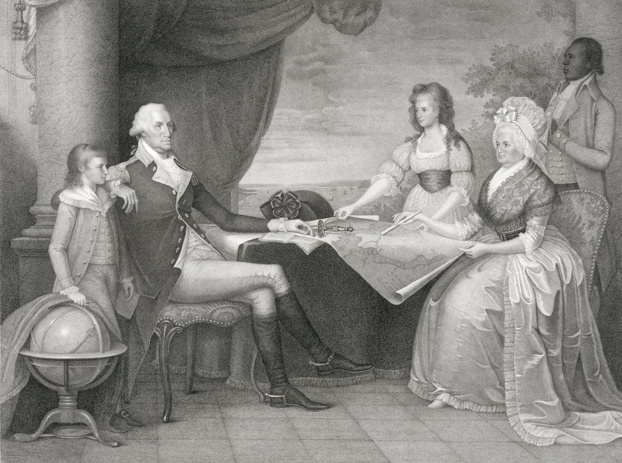 Rodzina Waszyngtona autorstwa Edward Savage