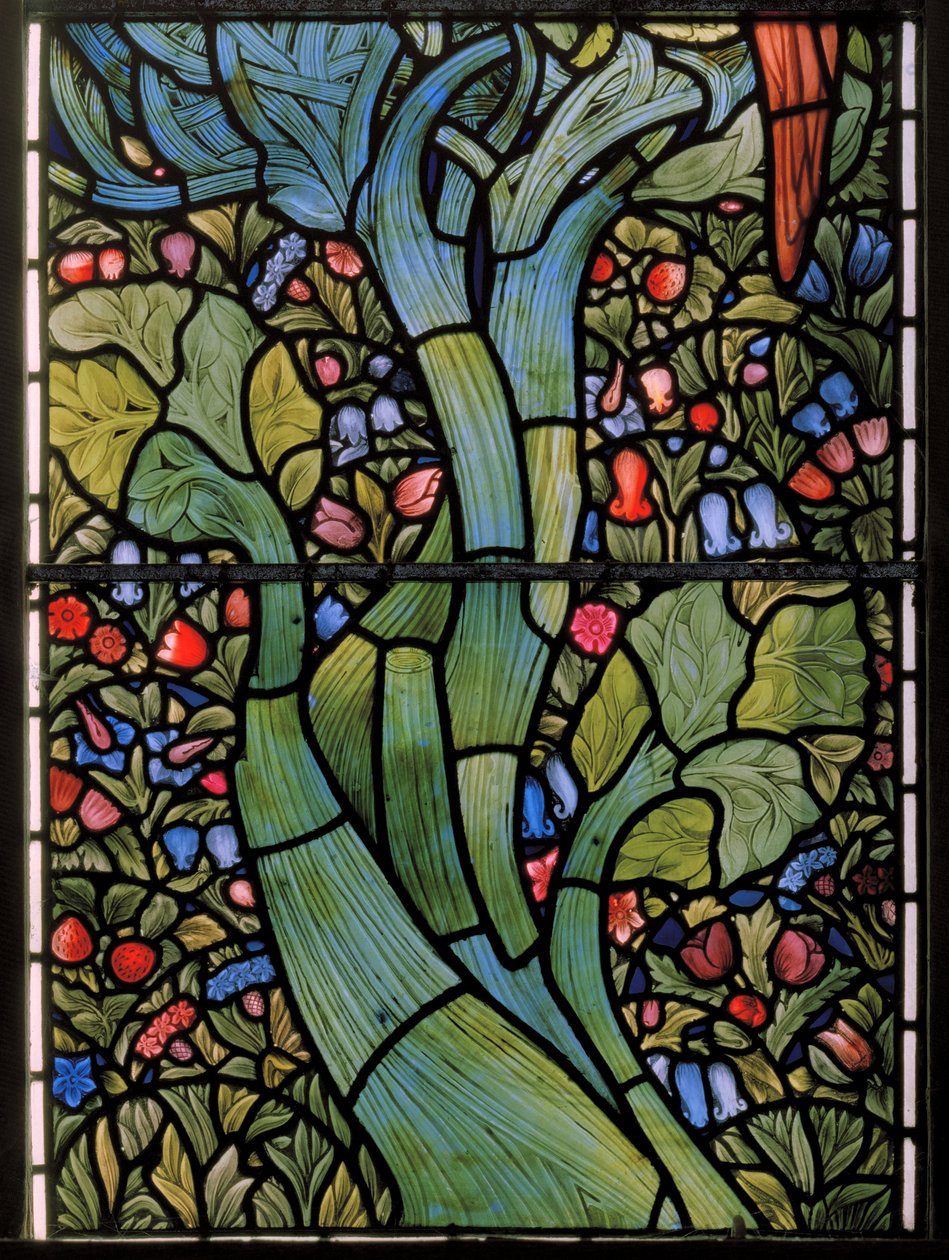 Wijące się drzewo, wschodnie okno, 1880 autorstwa Edward and Morris Burne Jones