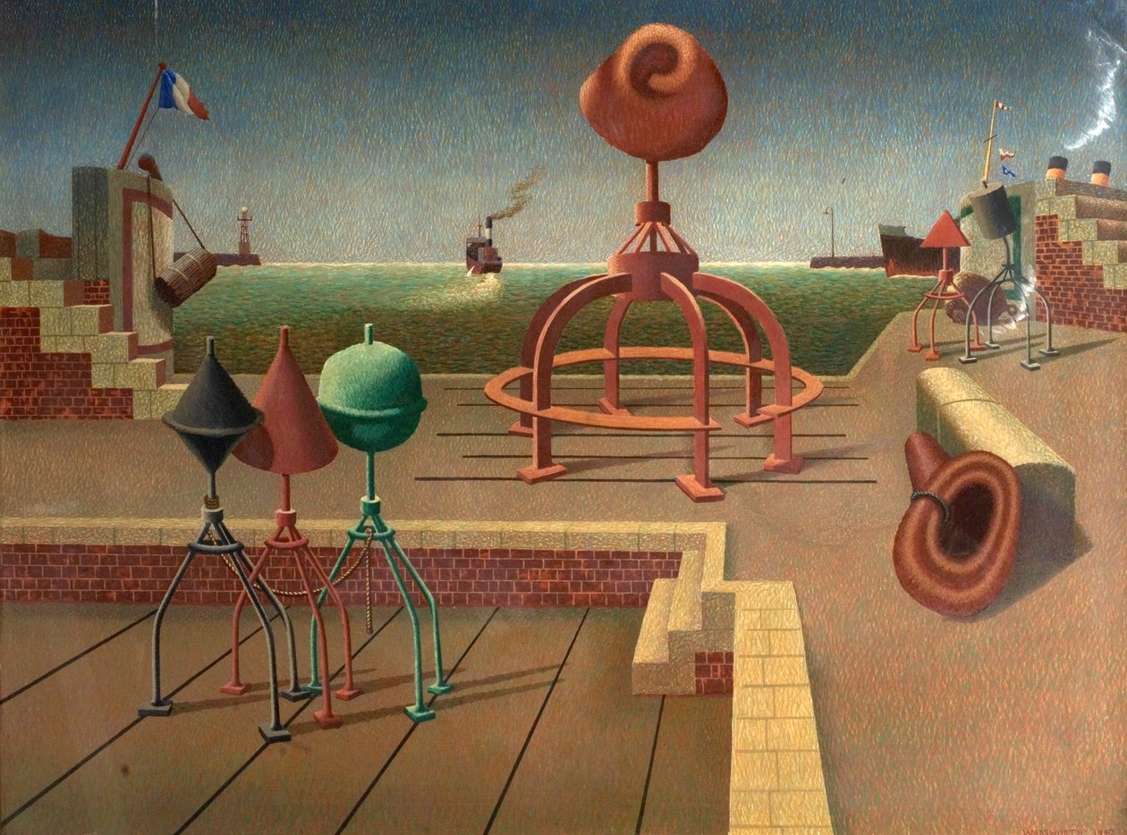 Satelita autorstwa Edward Alexander Wadsworth