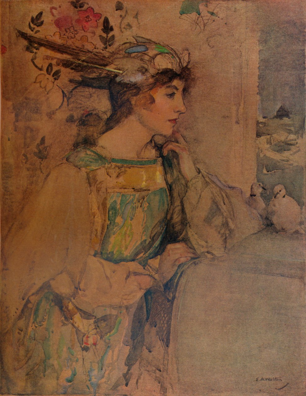 Chętne Serce, ok. 1900. autorstwa Edward Arthur Walton