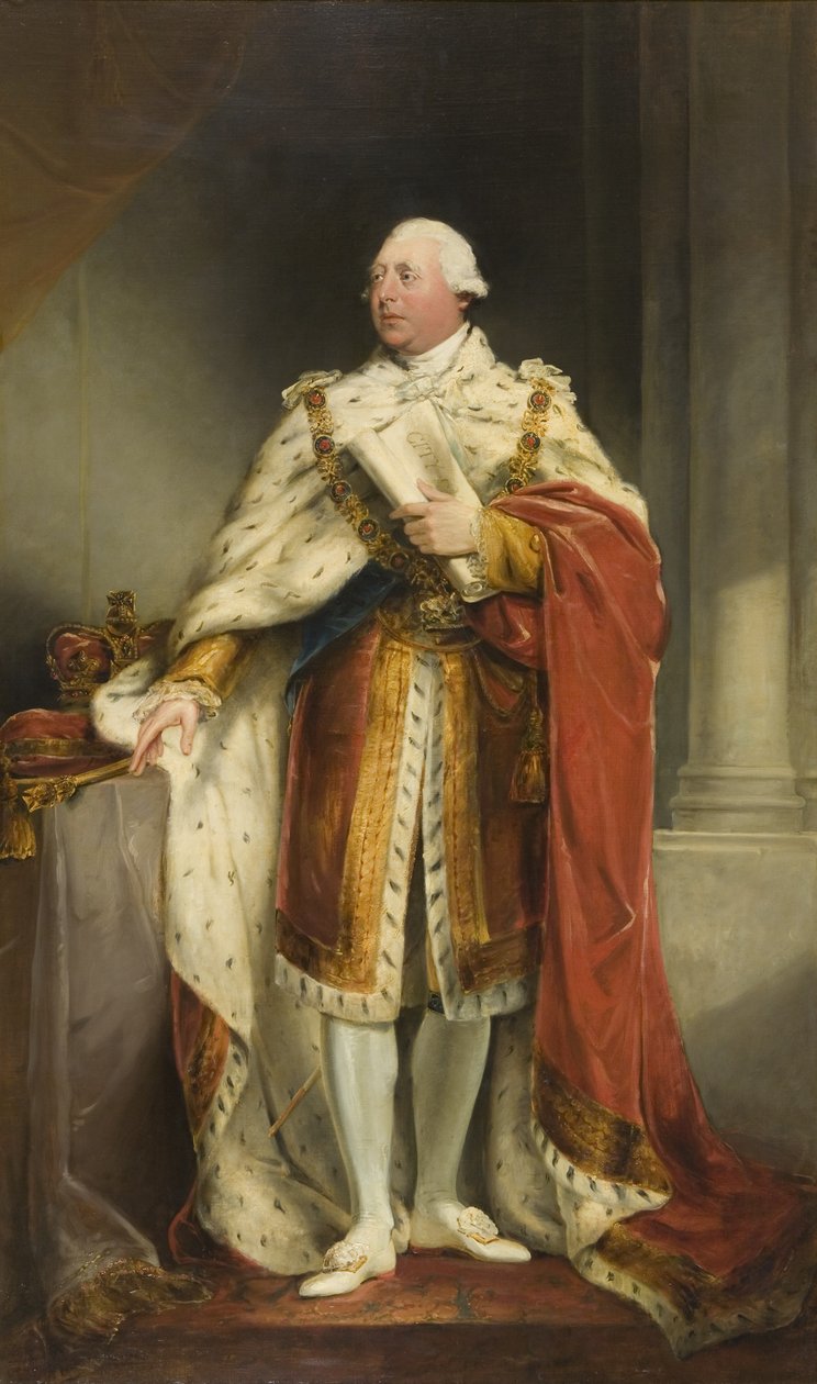 Portret Jerzego III, ok. 1810-15 autorstwa Edward Bird