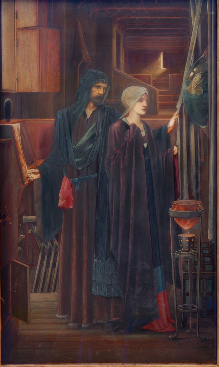 Magik autorstwa Edward Burne Jones