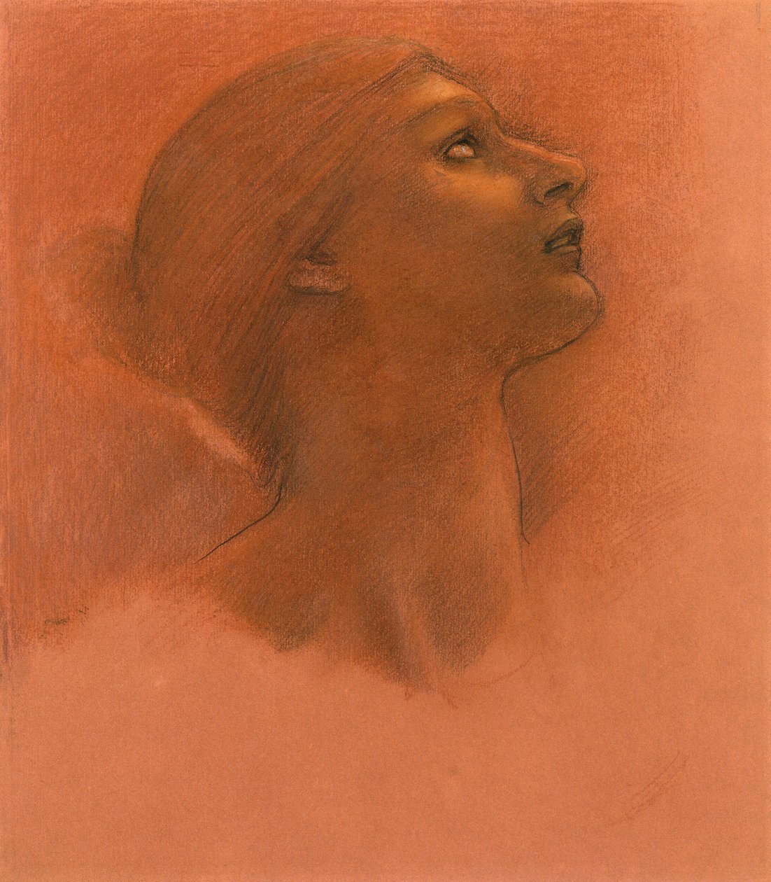 Studiuj dla „Nadziei” autorstwa Edward Burne Jones