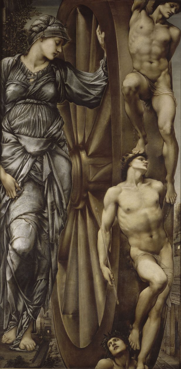 Koło fortuny autorstwa Edward Burne Jones