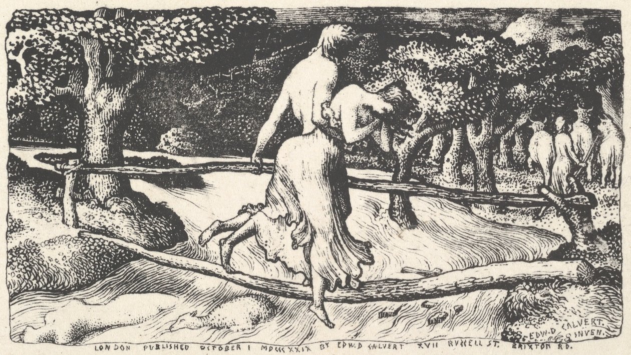 Potop, 1829. autorstwa Edward Calvert