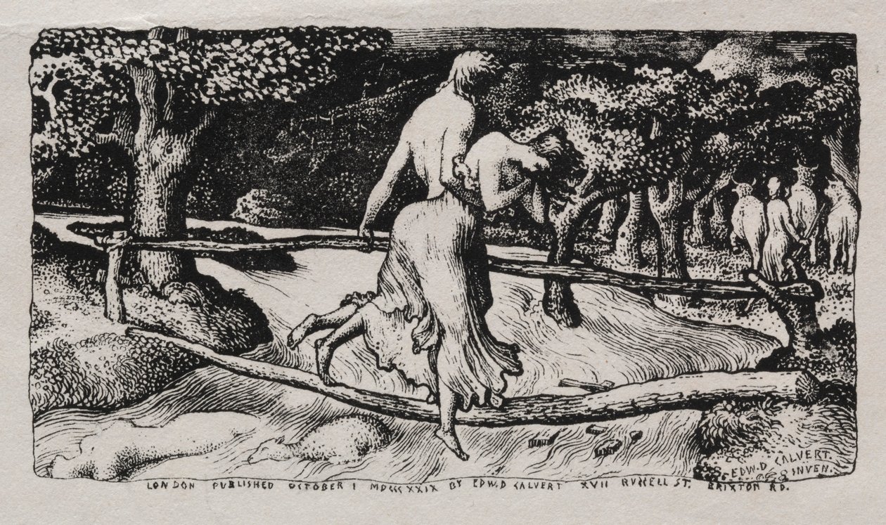 Potop, 1829. autorstwa Edward Calvert